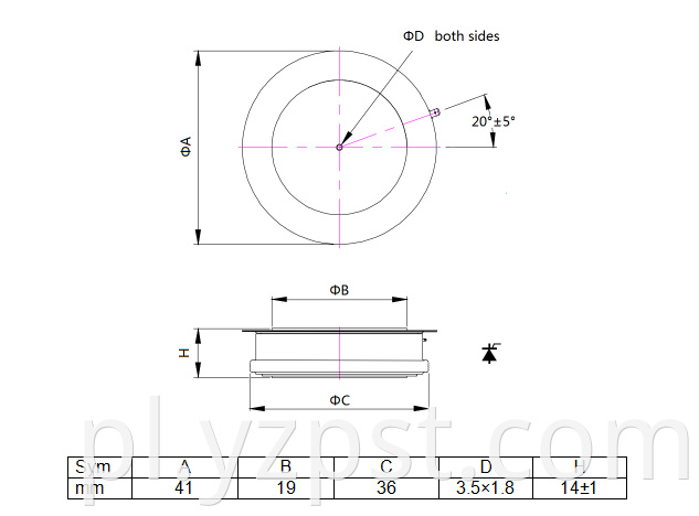 Hot selling gate turn off 1600V thyristor on sale